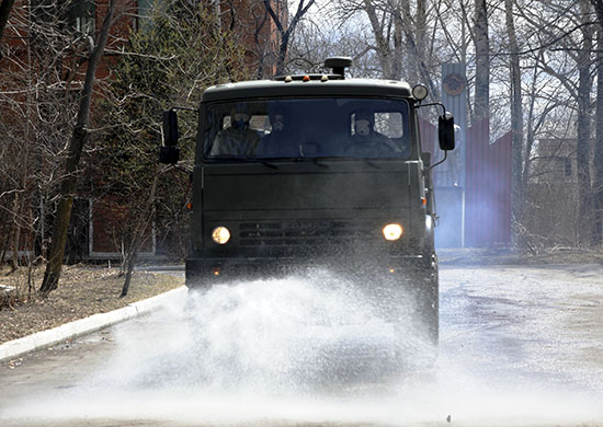 Дезинфекцию 8,5 тысяч объектов провели военнослужащие ВВО в субъектах ДФО - «Минобороны»