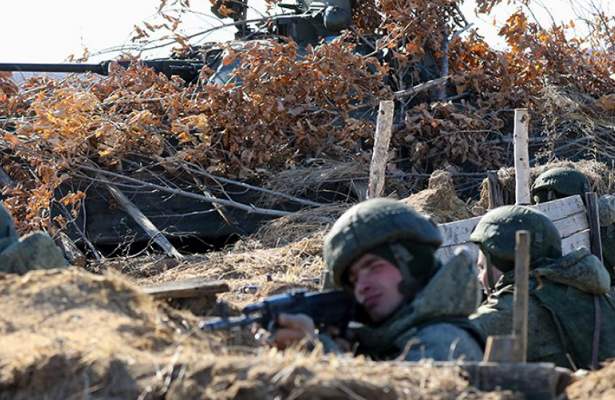 Минобороны показало боевые тренировки с беспилотной авиацией. «Минобороны»