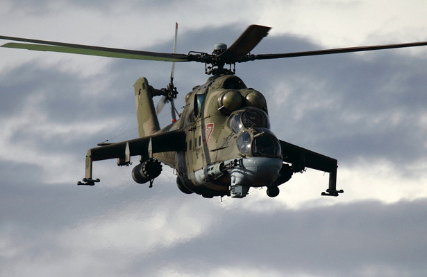 Российские боевые вертолёты Ми-24 станут ночными «охотниками». «Минобороны»