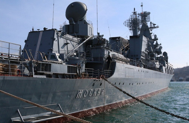 В крупнейшем доке Севастополя начался ремонт крейсера «Москва». «Минобороны»