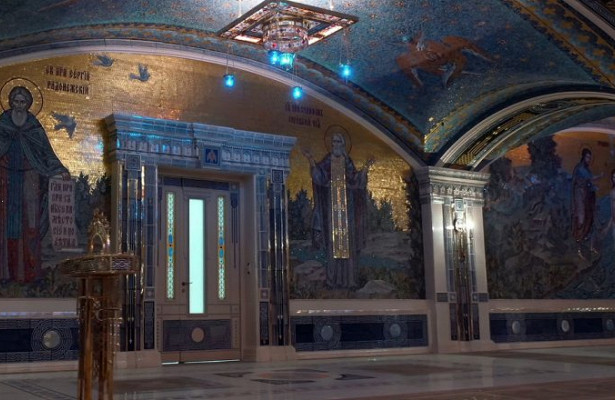 В РПЦ сообщили, что мозаика с Путиным для храма Минобороны будет переделана. «Минобороны»