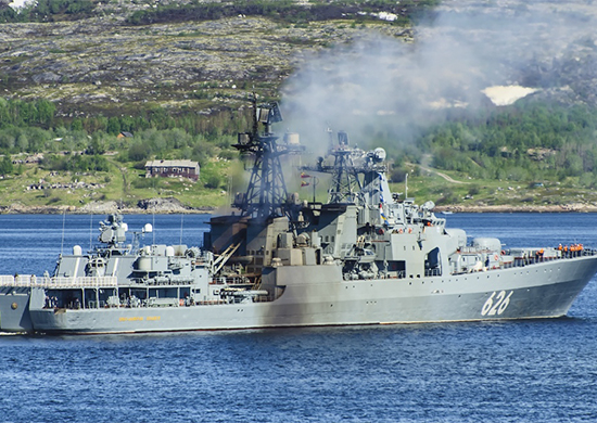 Большой противолодочный корабль «Вице-адмирал Кулаков» вошёл в Норвежское море - «Минобороны»