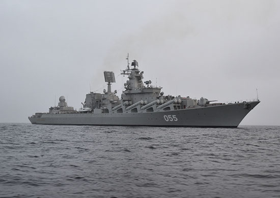 Ракетный крейсер Северного флота «Маршал Устинов» вышел в море для выполнения плановых задач боевой подготовки - «Минобороны»