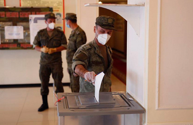 Военные специалисты полевых госпиталей в.Дагестане поучаствовали в.голосовании&nbsp «Минобороны»