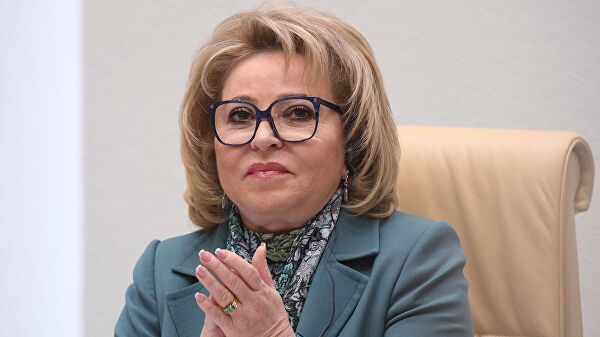 Матвиенко поздравила Назарбаева с.наступающим 80-летием  «Совет Федерации»