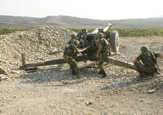 На полигоне Опук в Крыму начался полевой выход артиллерийских подразделений армейского корпуса Черноморского флота - «Минобороны»