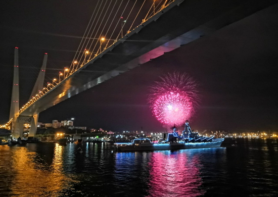 Праздничный салют в честь Дня Военно-Морского Флота прошел во Владивостоке - «Минобороны»