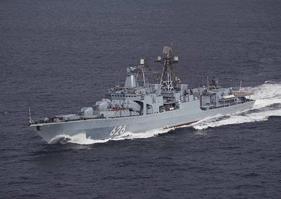 Большой противолодочный корабль «Вице-адмирал Кулаков» вошёл в Средиземное море - «Минобороны»
