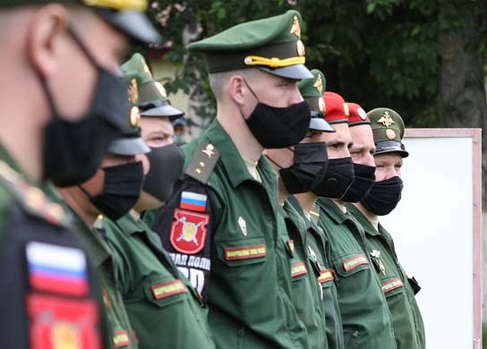 С.подразделениями военной полиции Сахалинского гарнизона прошли занятия по.противодействию терроризму и.охране объектов&nbsp «Минобороны»