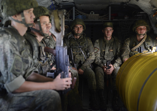 Тактический десант российской военной базы в Абхазии высадился на полигон Нагвалоу для обороны побережья от условного противника - «Минобороны»