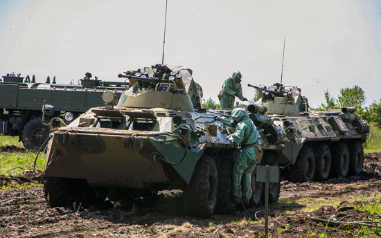 В Восточном военном округе на полигоне «Цугол» Забайкальского края завершился полевой выход войск РХБЗ - «Минобороны»